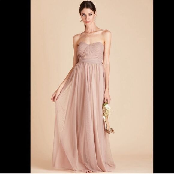 BIRDY GREY taupe convertible bridesmaids dress size M - Picture 2 of 8